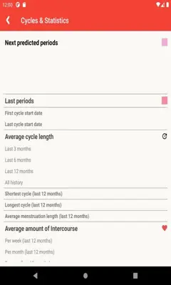 Period Calendar for Eve android App screenshot 3